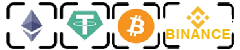 USDT,BTC,ETH.